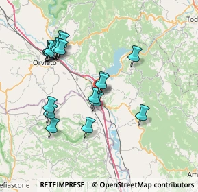 Mappa Via Conte Ranuccio, 05023 Baschi TR, Italia (7.8225)