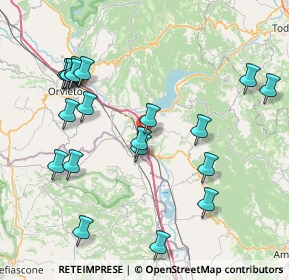 Mappa Via Conte Ranuccio, 05023 Baschi TR, Italia (9.2075)