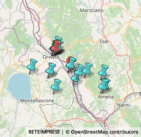 Mappa Via Conte Ranuccio, 05023 Baschi TR, Italia (10.6345)