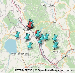 Mappa Via Scoscesa, 05023 Baschi TR, Italia (10.6075)