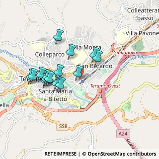Mappa Via Pannella Giacomo, 64100 Teramo TE, Italia (0.88533)