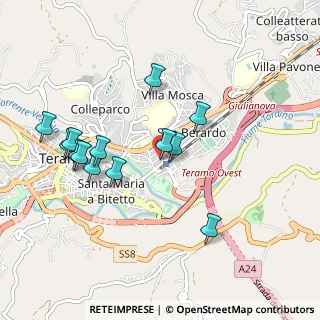 Mappa Via Pannella Giacomo, 64100 Teramo TE, Italia (0.96923)