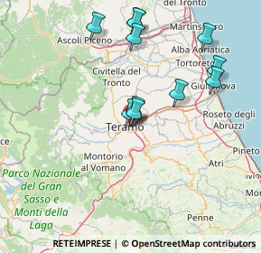 Mappa Via Pannella Giacomo, 64100 Teramo TE, Italia (15.41)