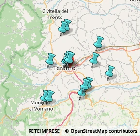 Mappa Via Pannella Giacomo, 64100 Teramo TE, Italia (5.90733)