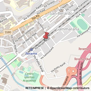 Mappa Via Aeroporto, 3, 64100 Teramo, Teramo (Abruzzo)