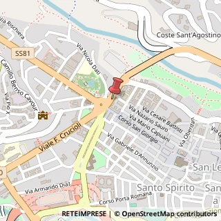 Mappa Piazza Giuseppe Garibaldi, 55, 64100 Teramo, Teramo (Abruzzo)
