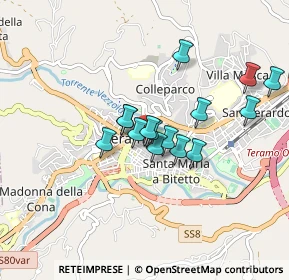 Mappa Via Duca D'Aosta, 64100 Teramo TE, Italia (0.692)