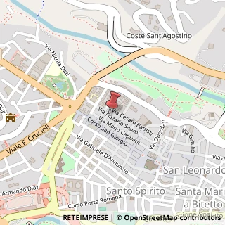 Mappa Via Nazario Sauro, 1/7, 64100 Teramo, Teramo (Abruzzo)
