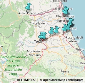 Mappa Via P. Gammelli, 64100 Teramo TE, Italia (16.558)