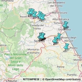 Mappa Via Emidio Ambrosi, 64100 Teramo TE, Italia (12.815)