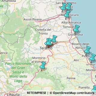 Mappa Via Emidio Ambrosi, 64100 Teramo TE, Italia (23.975)