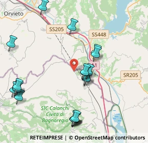 Mappa SP 5, 01024 Castiglione In Teverina VT, Italia (4.9015)