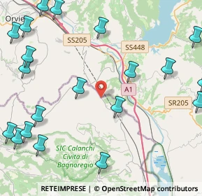 Mappa SP 5, 01024 Castiglione In Teverina VT, Italia (6.416)