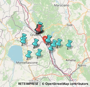 Mappa SP 5, 01024 Castiglione In Teverina VT, Italia (9.8095)