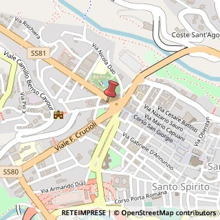 Mappa Piazza Garibaldi, 2, 64100 Teramo, Teramo (Abruzzo)