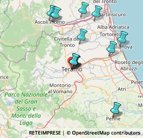 Mappa Via Giovanna d'Arco, 64100 Teramo TE, Italia (16.49714)