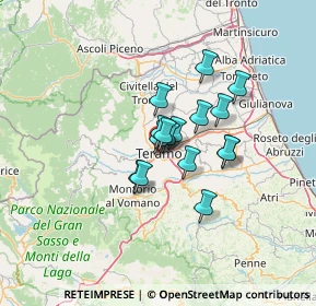 Mappa Via Giovanna d'Arco, 64100 Teramo TE, Italia (8.78813)