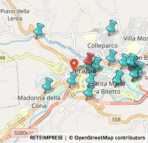 Mappa Via Giovanna d'Arco, 64100 Teramo TE, Italia (1.082)