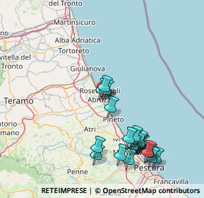 Mappa Via Nazionale Adriatica Sud, 64026 Roseto degli Abruzzi TE, Italia (17.831)