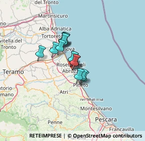 Mappa Via Nazionale Adriatica Sud, 64026 Roseto degli Abruzzi TE, Italia (7.50357)