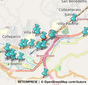 Mappa Via Luigi Tripoti, 64100 Teramo TE, Italia (1.0755)