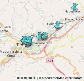 Mappa Via Della Pescara, 64100 Teramo TE, Italia (1.645)