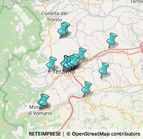 Mappa Via Della Pescara, 64100 Teramo TE, Italia (4.80875)