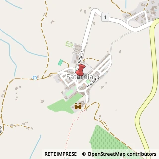 Mappa Piazza Vittorio Veneto, 1, 58014 Saturnia GR, Italia, 58014 Manciano, Grosseto (Toscana)
