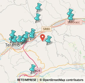 Mappa Frazione Poggio San Vittorino, 64100 Teramo TE, Italia (4.558)