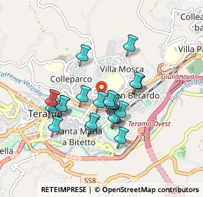 Mappa Via San Marino, 64100 Teramo TE, Italia (0.7415)