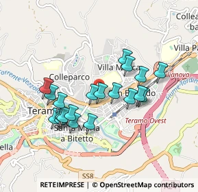 Mappa Via San Marino, 64100 Teramo TE, Italia (0.835)