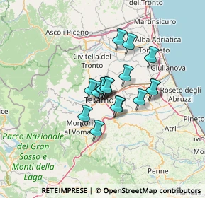 Mappa Via San Marino, 64100 Teramo TE, Italia (8.65765)