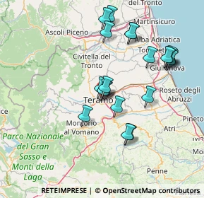 Mappa Via San Marino, 64100 Teramo TE, Italia (14.8965)