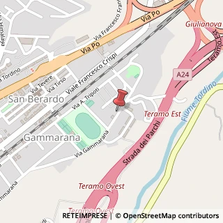 Mappa Via Gammarana, 64100 Teramo, Teramo (Abruzzo)