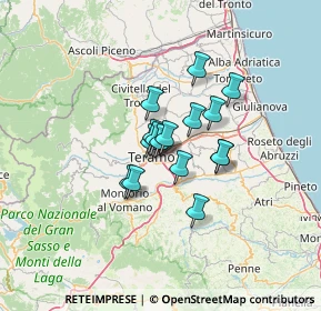 Mappa Via Palermo, 64100 Teramo TE, Italia (8.44)