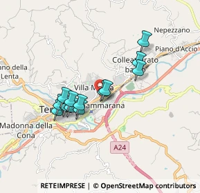 Mappa Via Arno, 64100 Teramo TE, Italia (1.48077)