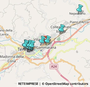 Mappa Via Arno, 64100 Teramo TE, Italia (1.67083)
