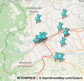 Mappa Via Don Odorico Paolini, 64100 Teramo TE, Italia (6.455)