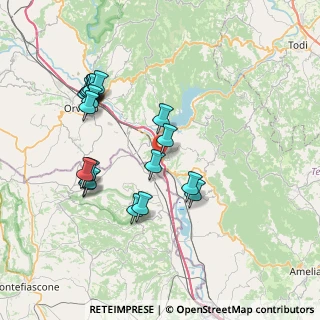 Mappa A1 - Autostrada del Sole, 05023 Baschi TR, Italia (8.1035)