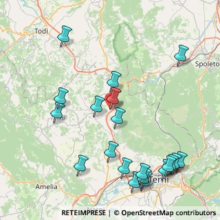 Mappa Località le Capanne, 05021 Acquasparta TR, Italia (10.6955)