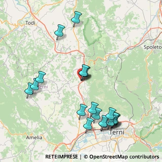 Mappa Località le Capanne, 05021 Acquasparta TR, Italia (9.661)