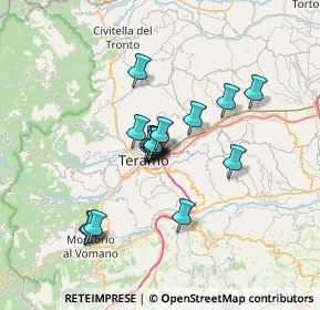 Mappa Via Tordino, 64100 Teramo TE, Italia (5.175)