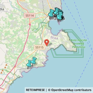 Mappa Traversa Case Troia, 96100 Siracusa SR, Italia (6.087)