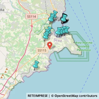Mappa Traversa Case Troia, 96100 Siracusa SR, Italia (4.604)