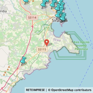 Mappa Traversa Torre Milocca, 96100 Siracusa SR, Italia (7.44429)