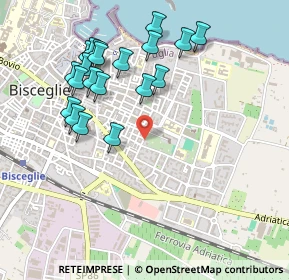 Mappa Via Raffaello, 76011 Bisceglie BT, Italia (0.542)