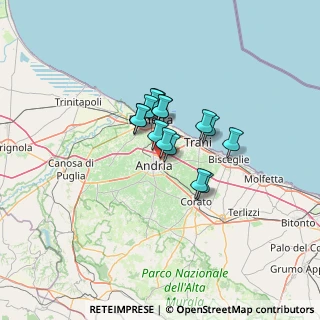 Mappa Via Trani km. 2 zona industriale s. n, 76123 Andria BT, Italia (8.30733)
