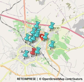 Mappa Via N. Barbato, 76123 Andria BT, Italia (1.24692)