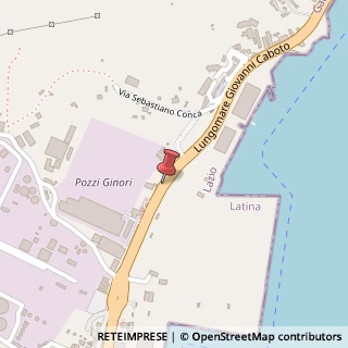 Mappa Via Lungomare Giovanni Caboto, 25, 04024 Gaeta, Latina (Lazio)