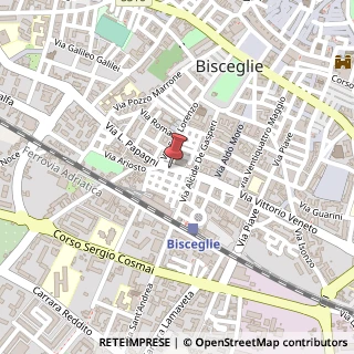 Mappa Via Ariosto, 17, 76011 Bisceglie, Barletta-Andria-Trani (Puglia)